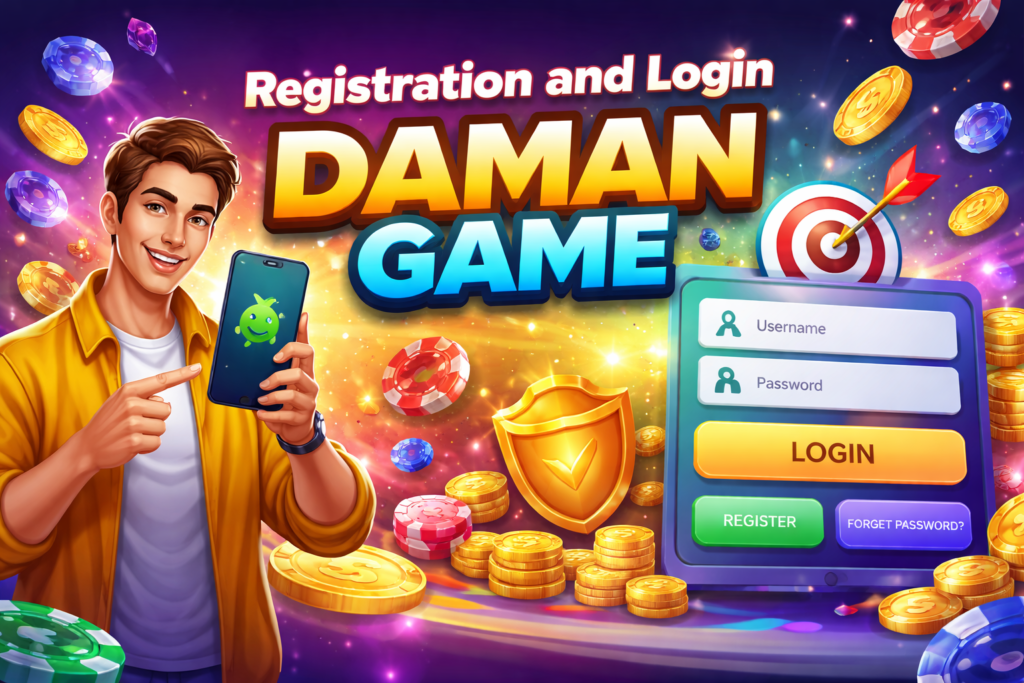 Registration and Login Daman Game