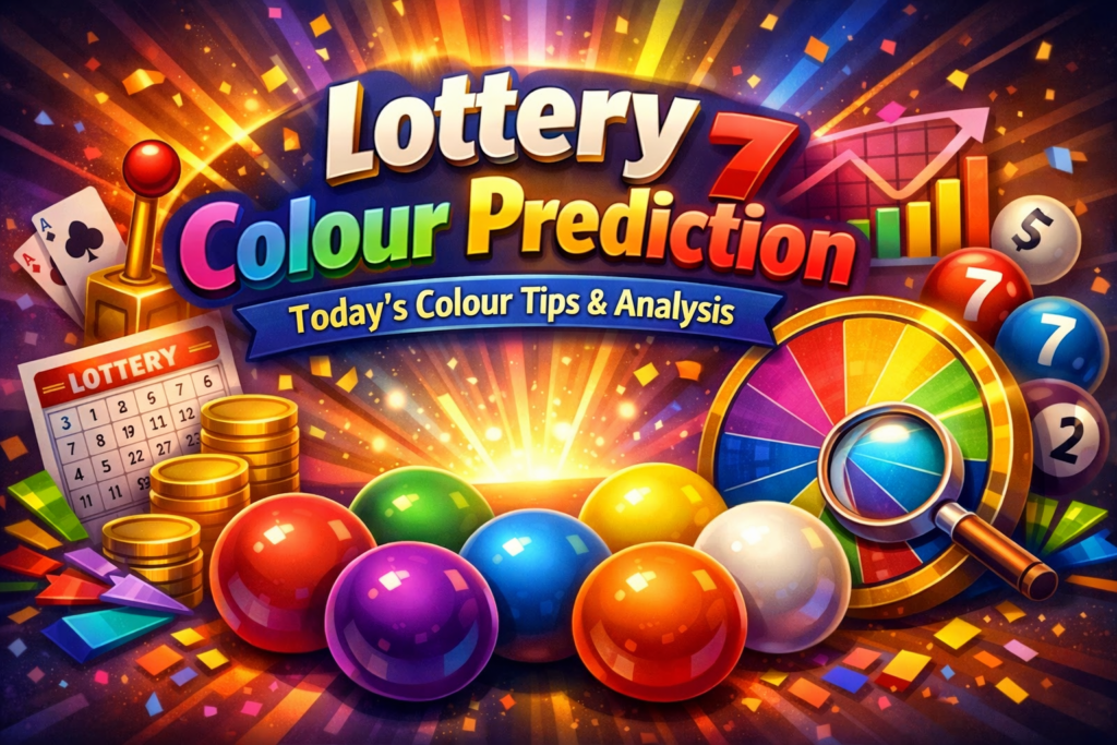 Lottery 7 Colour Prediction – Today’s Colour Tips & Analysis