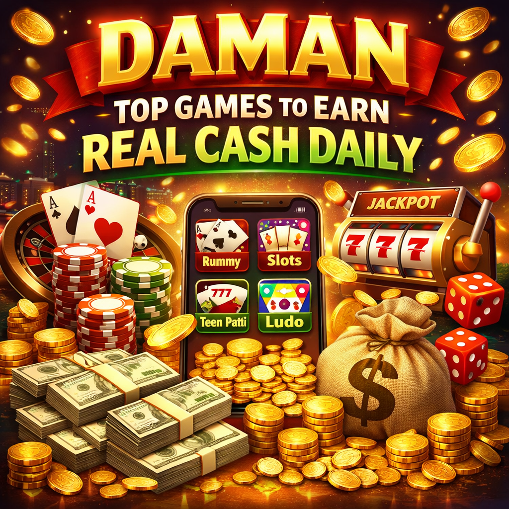 Daman Top Games to Earn Real Cash Daily